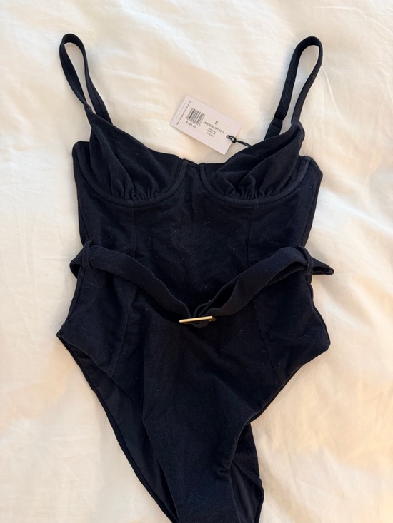 WeWoreWhat Other - WeWoreWhat Black Underwire One-Piece